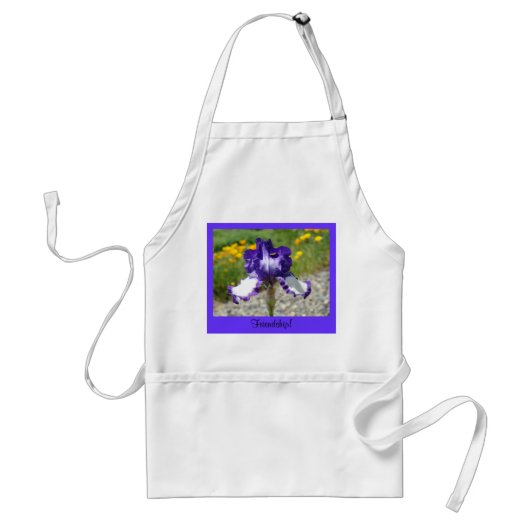 Amitié ! Cadeaux Tablier de qualité Fleur d'Iris V (Devant)