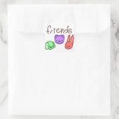 Amitié Colorful Animal Friends Sticker (Sac)