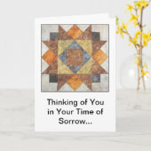 Amitié de bloc d'édredon - carte de voeux de (Fleur jaune)