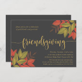 AMITIÉ DÎNER INVITATION | BRILLANT (Devant / Derrière)