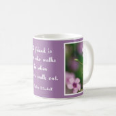 Amitié - tasse rose d'oxalide blanche petite (Devant droit)