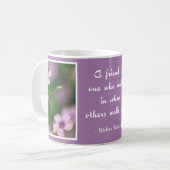 Amitié - tasse rose d'oxalide blanche petite (Devant gauche)