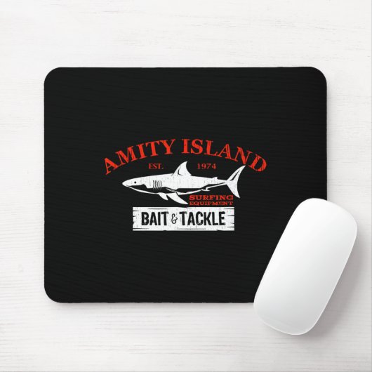 Amity Island IT en Tackle Retro Gevist 1 Muismat (Met muis)