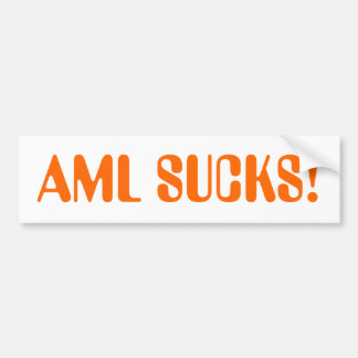 aml zuigt de bumpersticker op