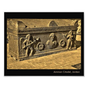 Amman Citadel Coffin Foto Afdruk