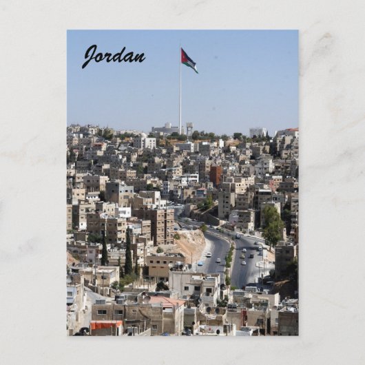amman city jordan briefkaart (Voorkant)