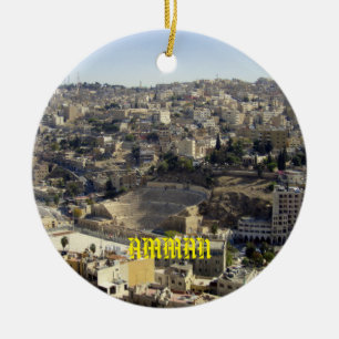 Amman Jordan Schilderachtig Ornament
