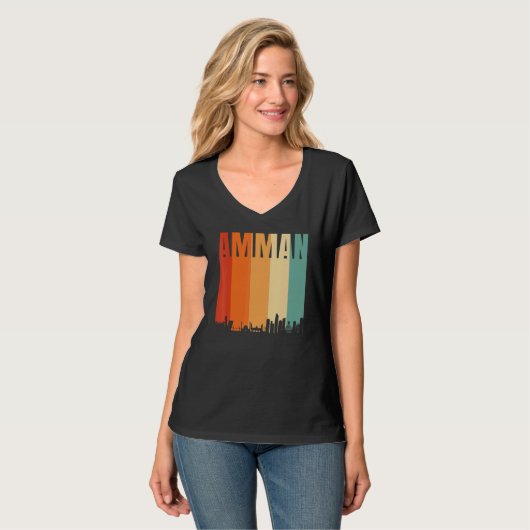 Amman Skyline T-shirt (Voorkant volledig)