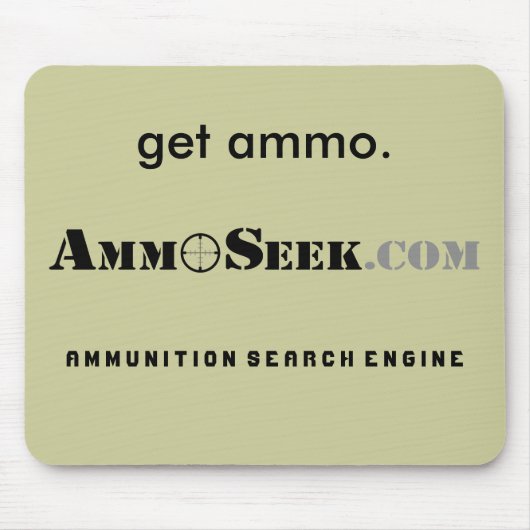Ammo: AmmoSeek Mousepad Muismat (Voorkant)