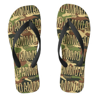 AMMO Apparel Classic Army Print All-Over Unisex Teenslippers