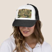 AMMO Apparel Classic Army Print Trucker Pet (In situ)
