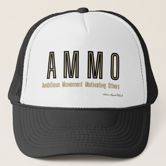 Ammo Apparel USA Acronym Trucker Pet (Voorkant)