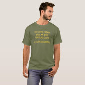 Ammo Can styling T shirt in OD Green (Voorkant volledig)