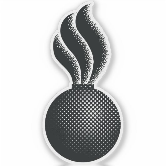 Ammo IYAYAS-pitch-pot halftone Sticker (Voorkant)