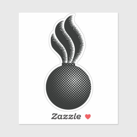 Ammo IYAYAS-pitch-pot halftone Sticker (Vel)