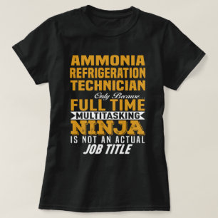 Ammoniakkoelingstechnicus T-shirt