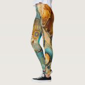 Ammoniet Gem Fossiele Leggings (Links)