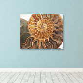 Ammonieten kunst print (Insitu (Houten vloer))
