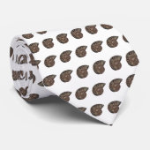 Ammonite Fossil Foto gemaakt Stropdas (Opgerold)