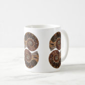 Ammonite Fossiles Mug (Devant droit)