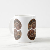Ammonite Fossiles Mug (Devant gauche)