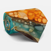 Ammonite Gem Fossil Cravate (Roulé)
