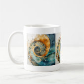 Ammonite Gem Fossil Mug (Gauche)