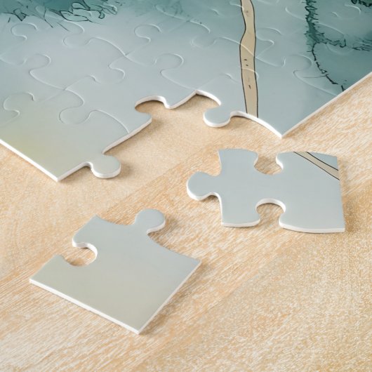 Ammonite Gem Fossil Puzzle (Côté)
