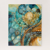 Ammonite Gem Fossil Puzzle (Vertical)