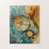 Ammonite Gem Fossil Puzzle (Vertical)
