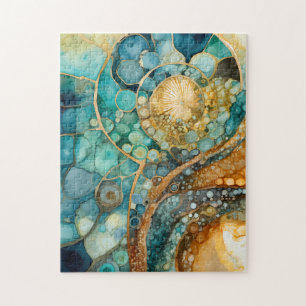 Ammonite Gem Fossil Puzzle