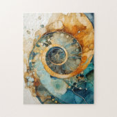Ammonite Gem Fossil Puzzle (Vertical)