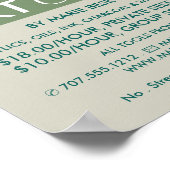 Ammoniumbloesems van Vincent Van Gogh, kunstklasse Poster (Hoek)