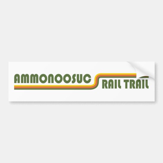 Ammonoosuc Rail New Hampshire Bumpersticker (Voorkant)