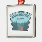 Ammonoosuc Rail New Hampshire Metalen Ornament (Links)