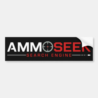AmmoSeek Logo Bumpersticker - zwart 2019