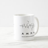 Amna peptide nom mug (Devant droit)