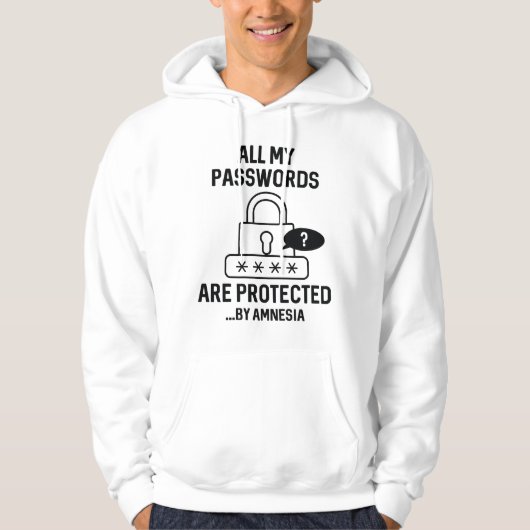 Amnesia Passwords Hoodie (Voorkant)