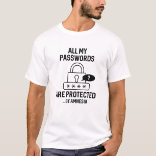 Amnesia Passwords T-shirt