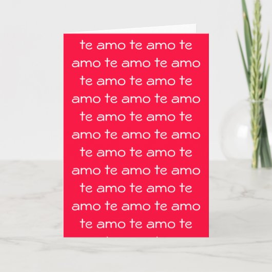 AMO de te - carte (Devant)