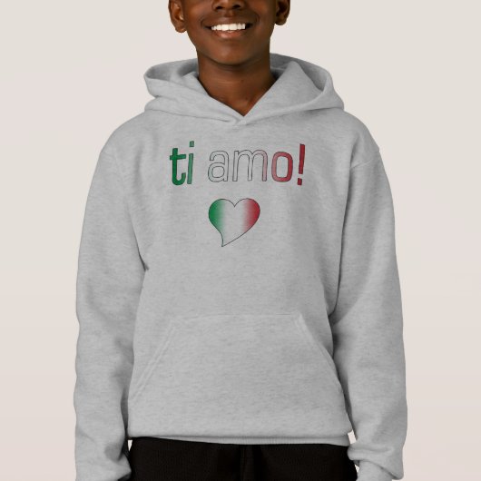AMO de Ti ! Couleurs de drapeau de l'Italie (Devant)