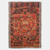 Amogapasha Mandala Thangka Deken (Voorkant Verticaal)