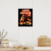 Amon Amarth Retro Fan Art-gedenkmodel Poster (Keuken)