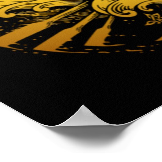 Amon Amarth Retro Style Fan Art-ontwerp Poster (Hoek)