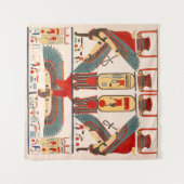 Amon Ra Sun God Blessings - Egyptische Farao Wandkleed (Voorkant)