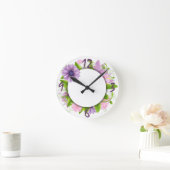 Among the Flowers Clock Ronde Klok (Huis)