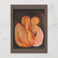Amor - Abstract door Gene Foltuz Mini Print