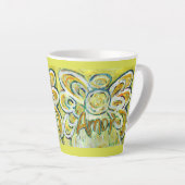 Amor Angel Word Art Custom Latte Mug Cup (Angle droit)