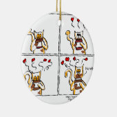 Amor é Nutella Keramisch Ornament (Rechts)