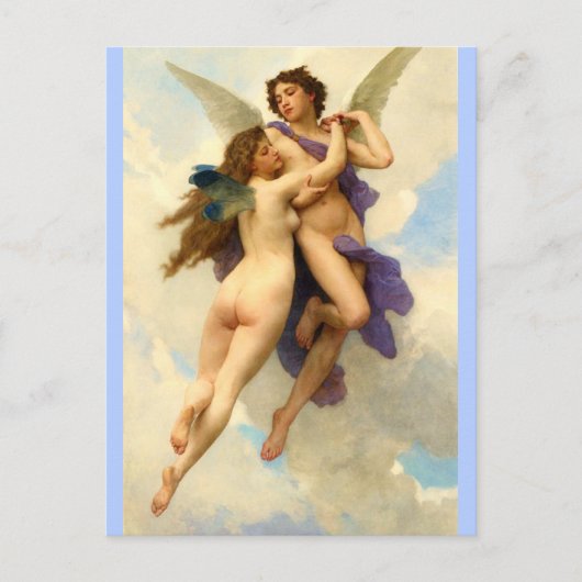 Amor en Psyche - Bouguereau Briefkaart (Voorkant)